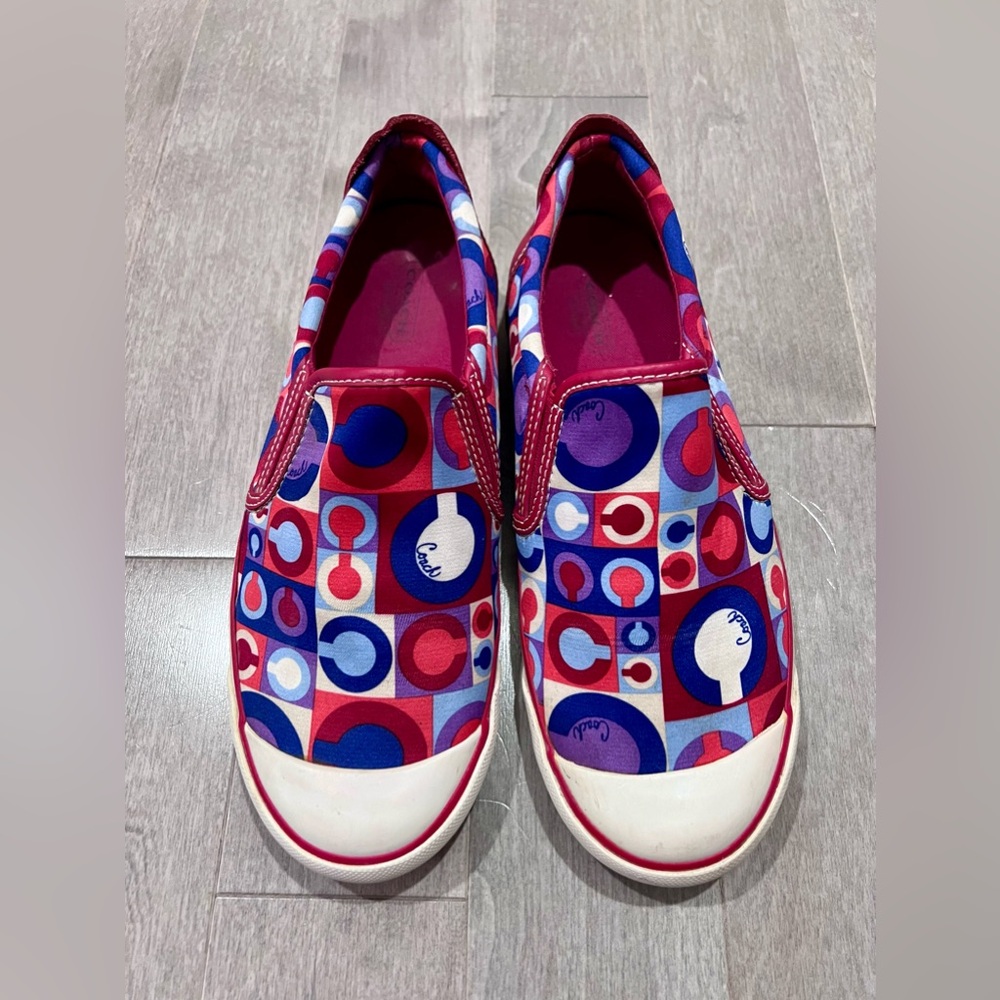 Multi-Color Coach Beale Slip-on Sneakers Size 8-M